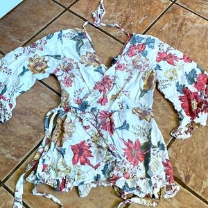 Thread Story wrap tie shirt.